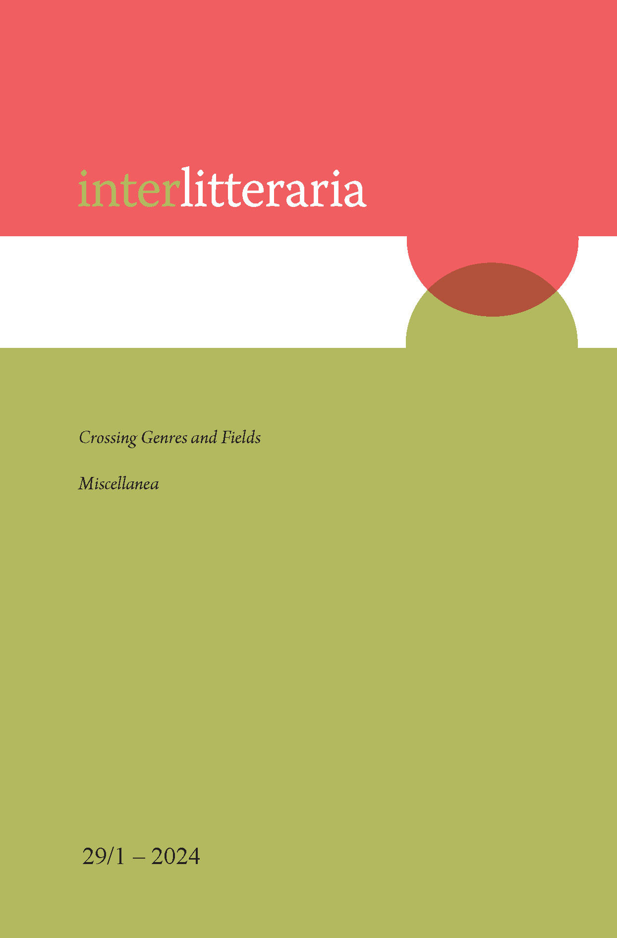 					View Vol. 29 No. 1 (2024): Crossing Genres and Fields. Miscellanea
				