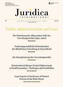 					View Vol. 21 (2014): Public Administration and Law
				