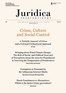 					View Vol. 25 (2017): Crime, Culture and Social Control
				