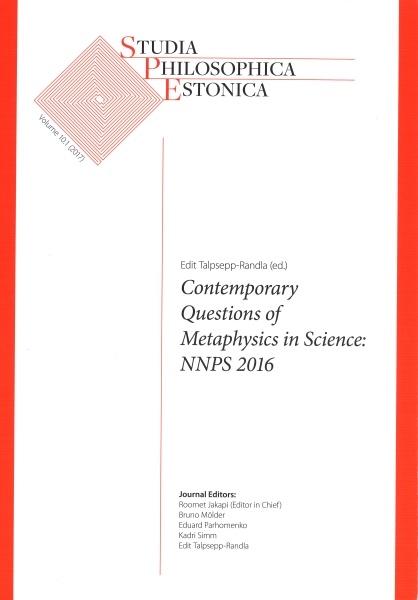 					View Vol. 10.1 (2017) "Contemporary Questions of Metaphysics in Science: NNPS 2016", (ed.) Edit Talpsepp-Randla
				