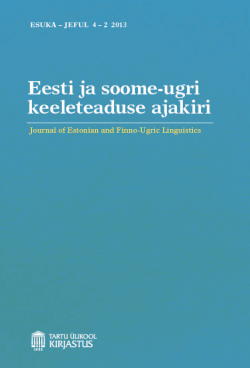 					View Vol. 4 No. 2 (2013): Special issue "Areal linguistics, grammar and contacts"
				