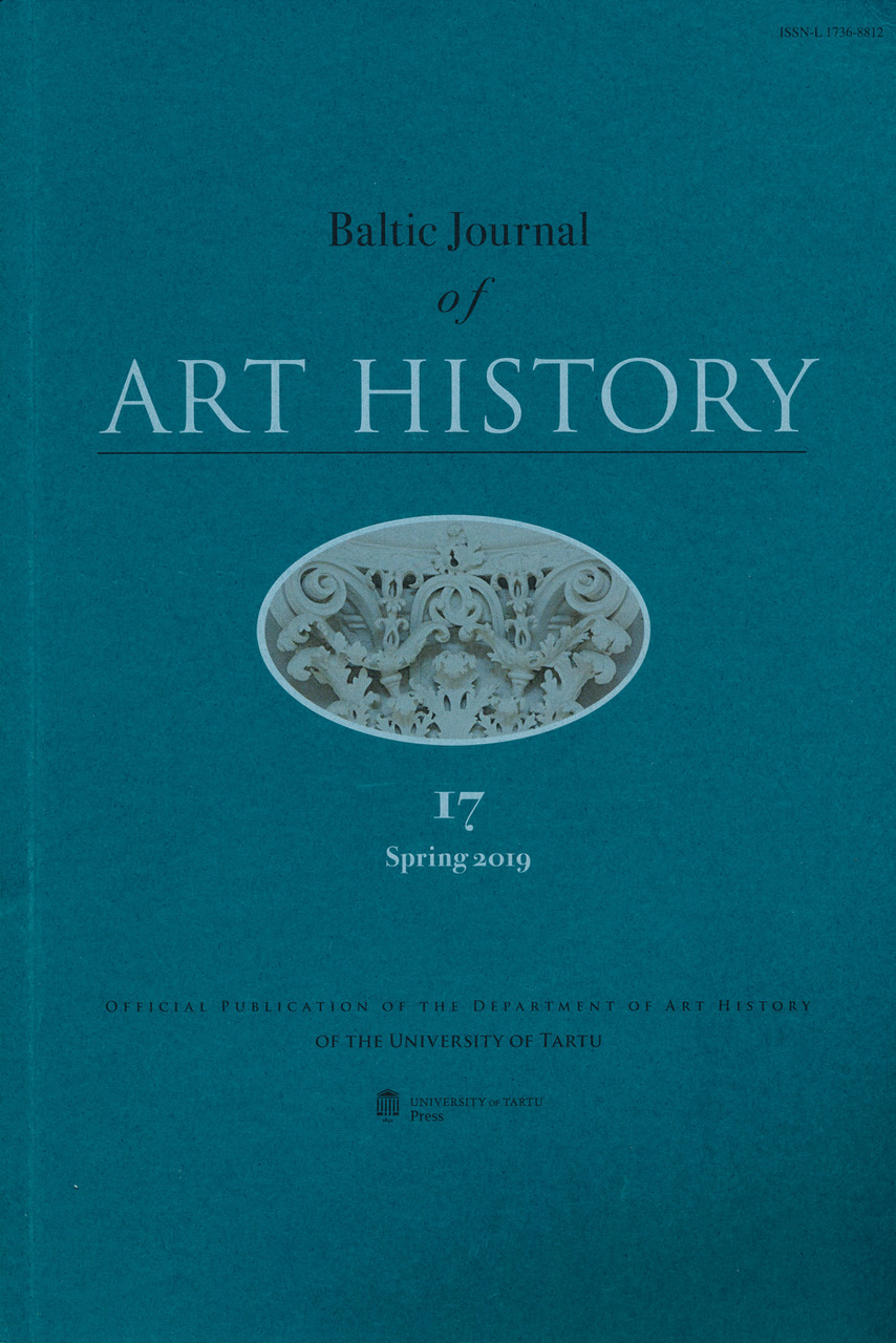 					View Vol. 17 (2019): Baltic Journal of Art History 17 Spring 2019
				