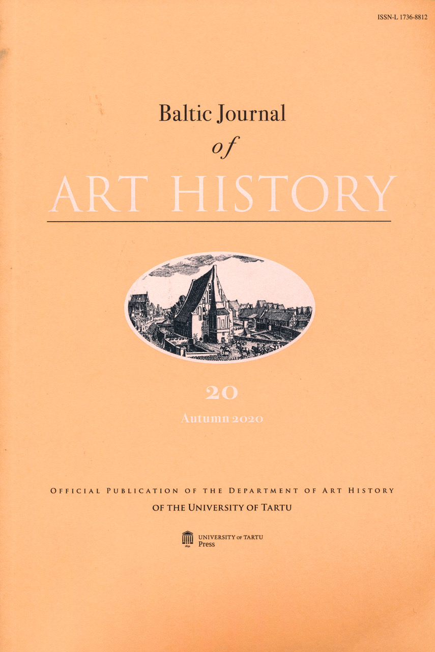 					View Vol. 20 (2020): Baltic Journal of Art History 20 Autumn 2020
				