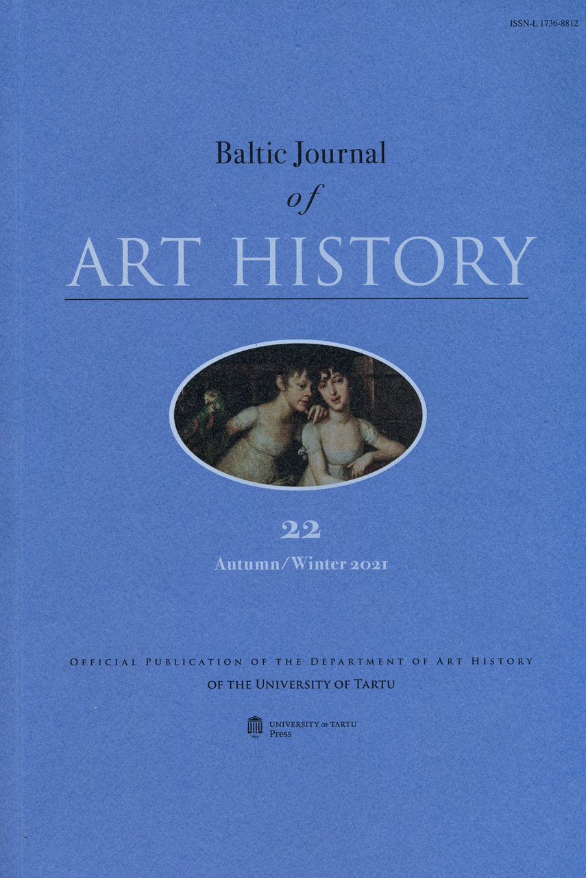					View Vol. 22 (2021): Baltic Journal of Art History 22 Autumn/Winter 2021
				