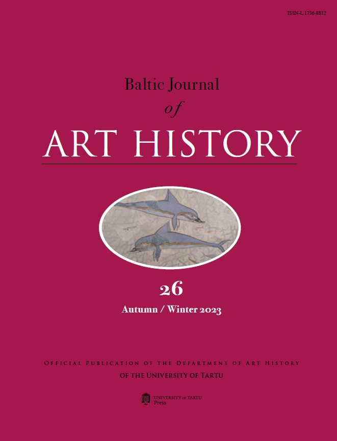 					View Vol. 26 (2023): Baltic Journal of Art History 26 Autumn/Winter 2023
				